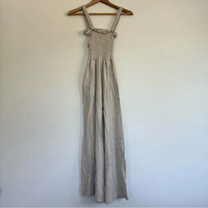 TopShop Jumpsuit wide leg open back size: 0